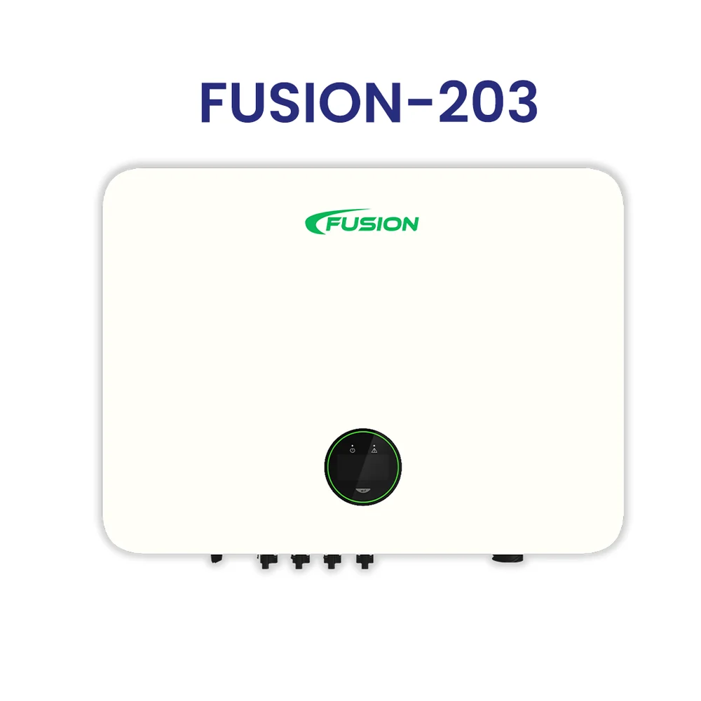 Fusion 20 kW commercial on-grid solar inverter card.