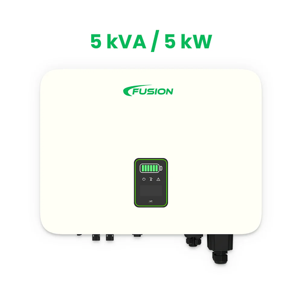 Fusion 5 kW hybrid solar inverter card.